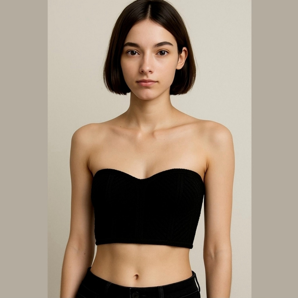 H&M braided style tube top Size 6